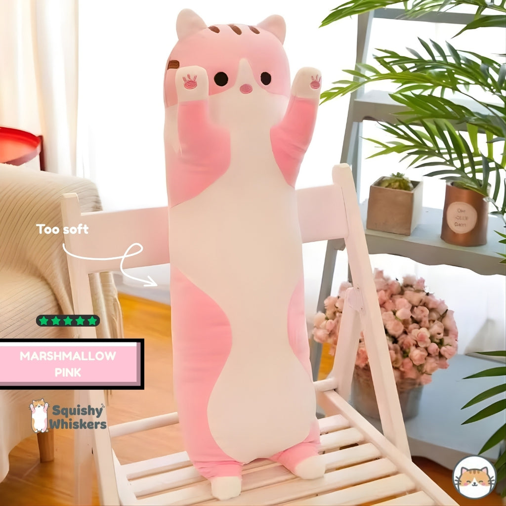 Marshmallow Pink Cat - Side